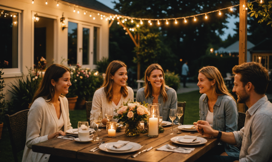 comment décorer son jardin pour soirée entre amis ?