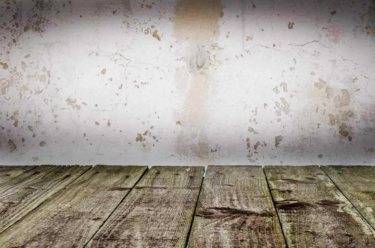 Brossage d'une terrasse en bois dans le sens des lames